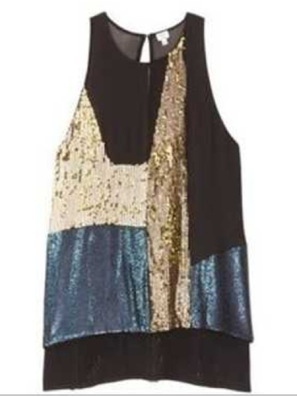 Aritzia Wilfred Silk sequin top